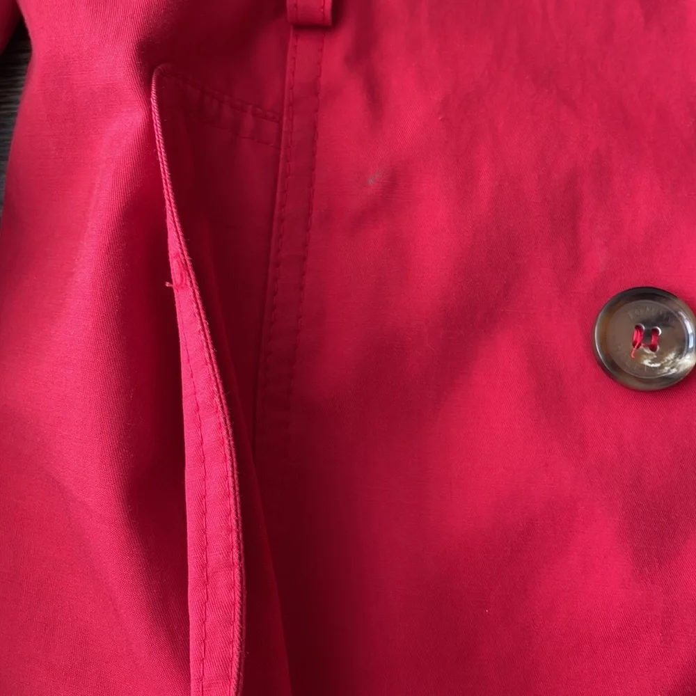 Tommy Hilfiger red trench coat - Picture 5 of 9